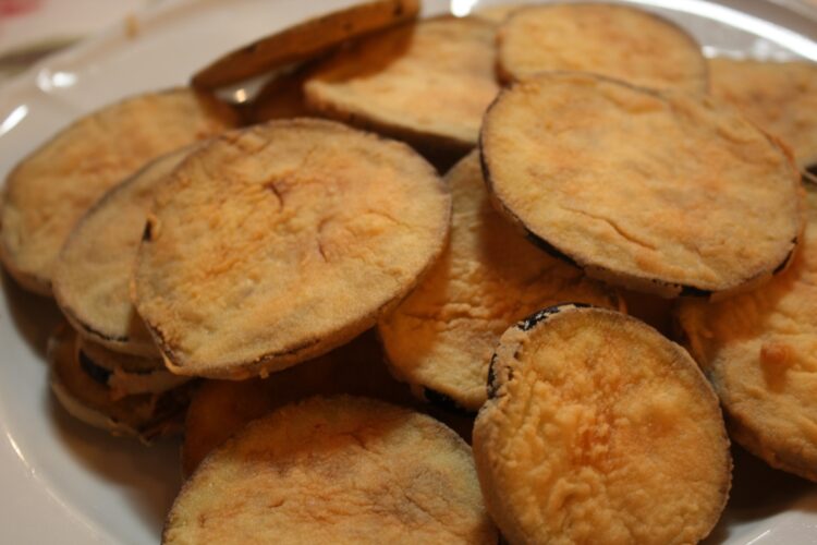 Chips de berenjena