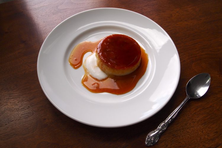 Flan de coco
