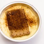 Natillas con galleta de canela