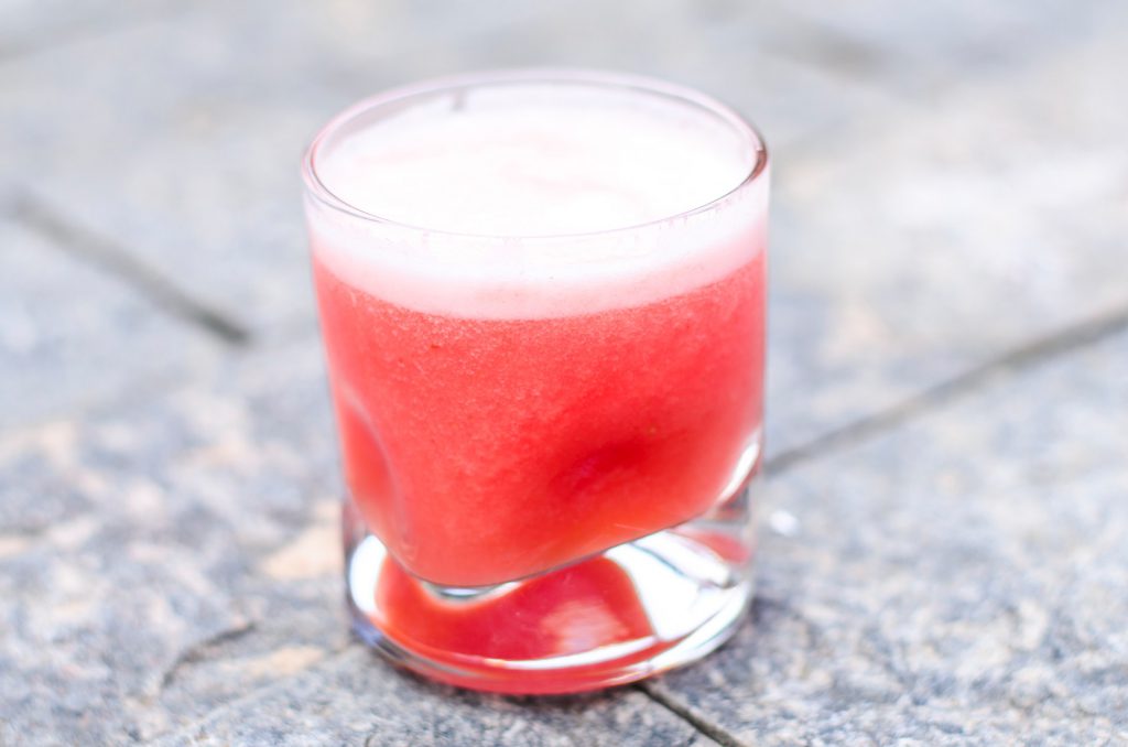 Espuma de fresas