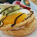 Hojaldre de kiwi, plátano y fresas